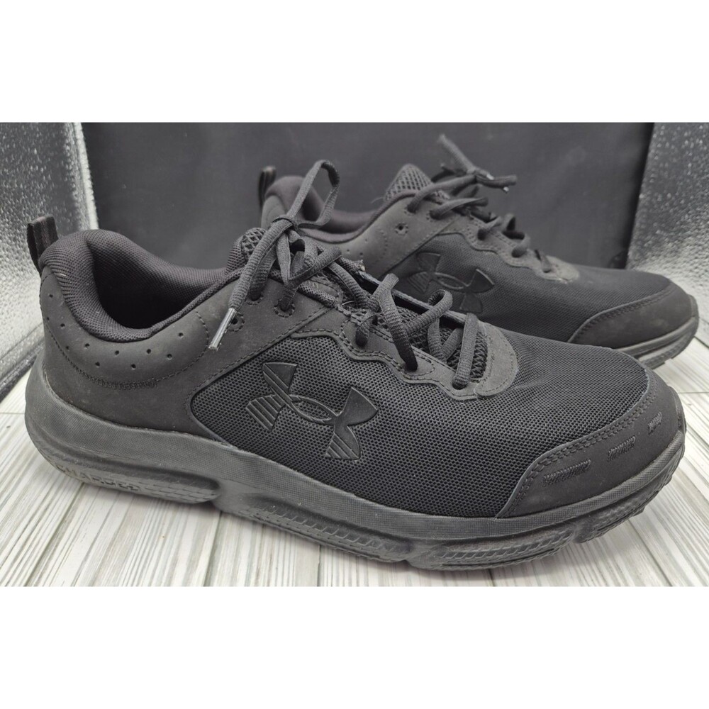Under Armour Men Charged Assert 10 Running Shoe 3026175-004 Black Size 12